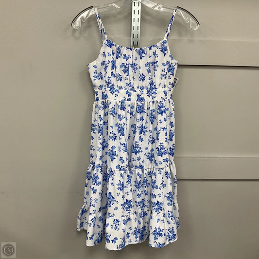 Dress Casual Midi In Floral Print, Size: M