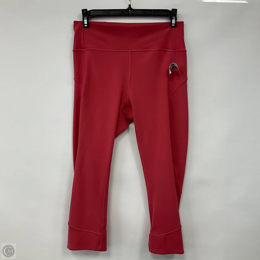 Athletic Leggings Capris By Lululemon In Pink, Size: 8