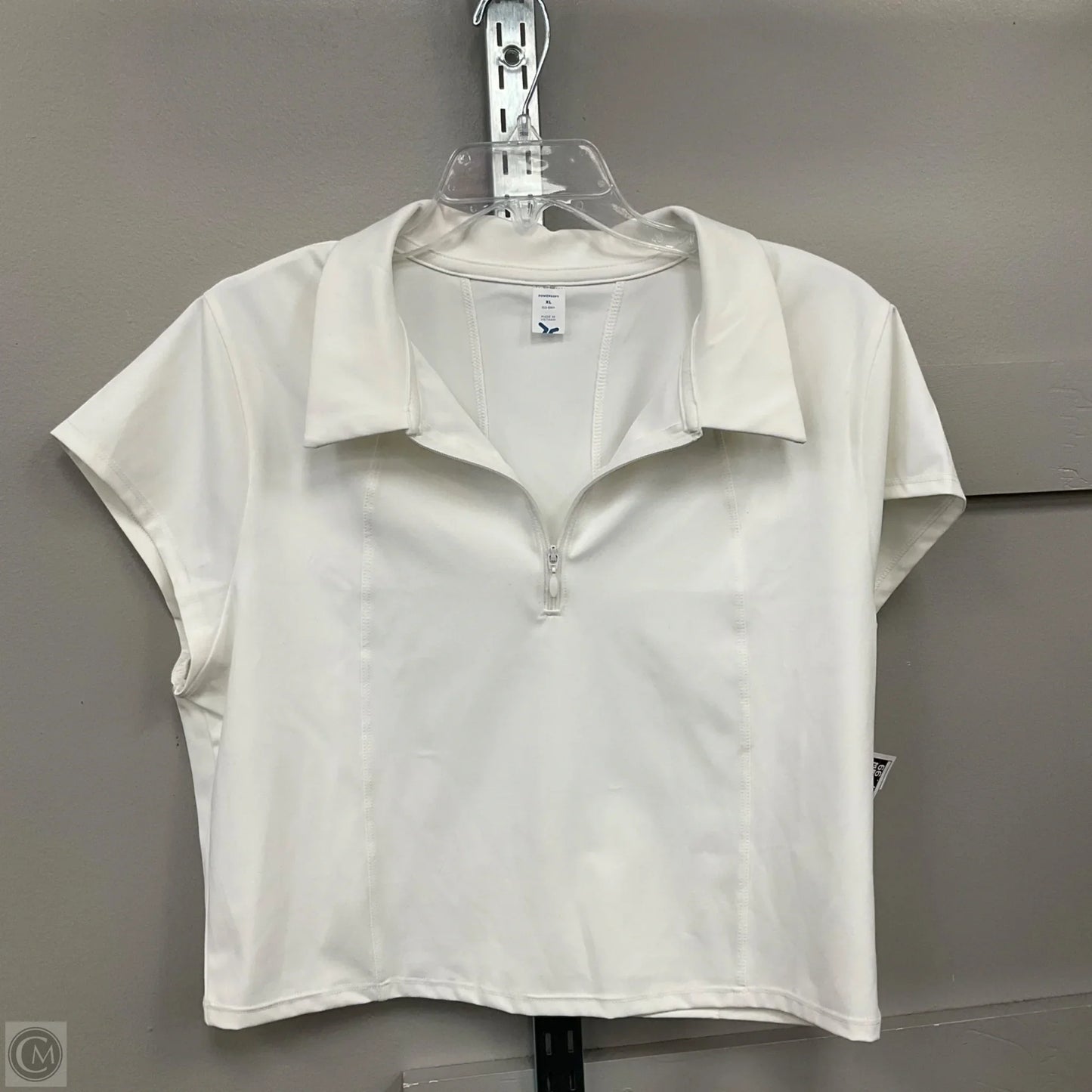 Top Short Sleeve By Tek Gear In White, Size: Xl