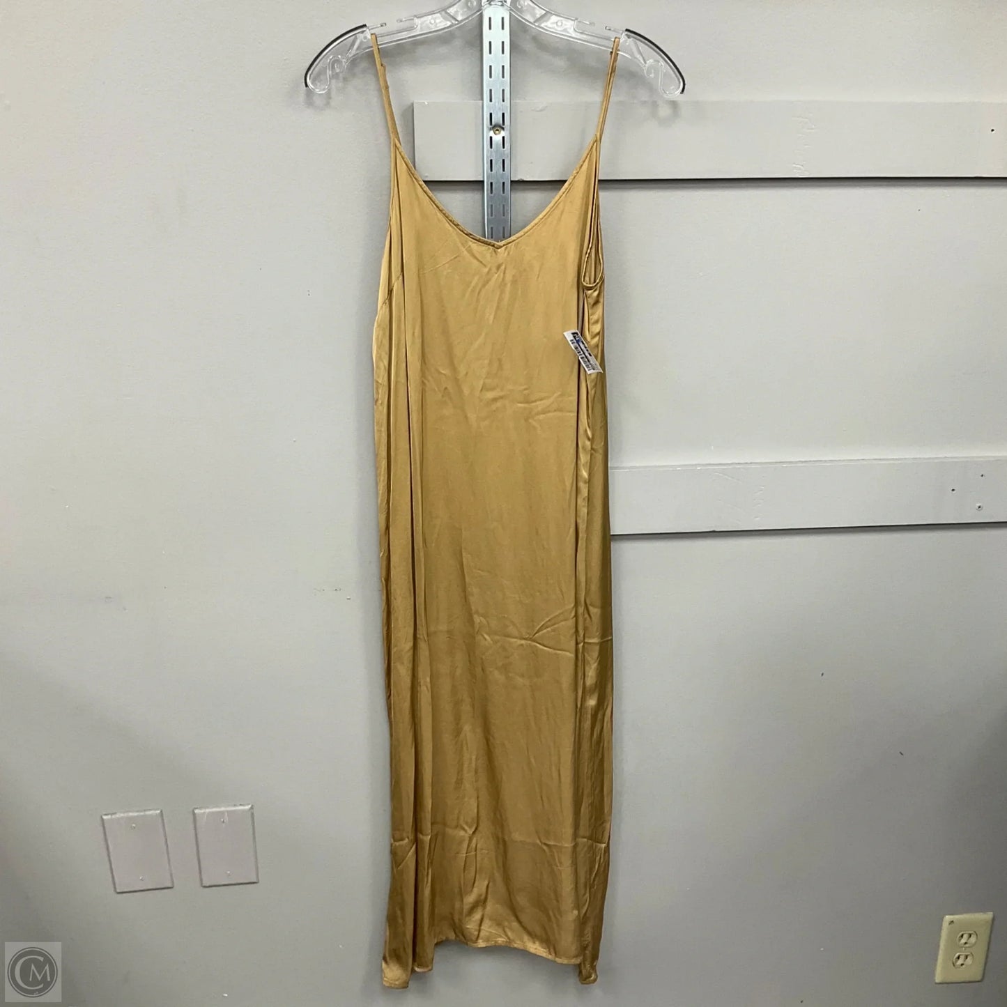 Dress Casual Midi By Aerie In Gold, Size: M
