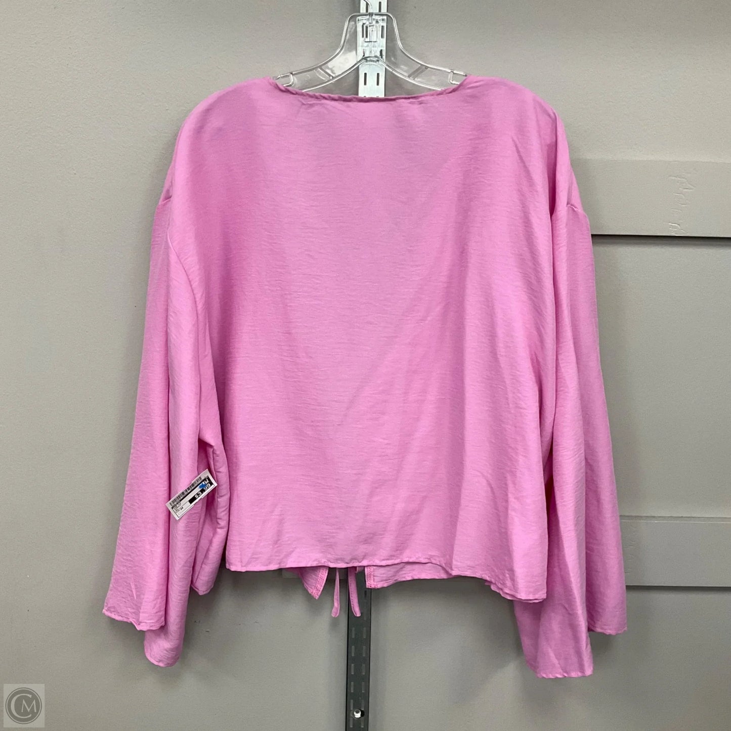 Top Long Sleeve By Shein In Purple, Size: 3x