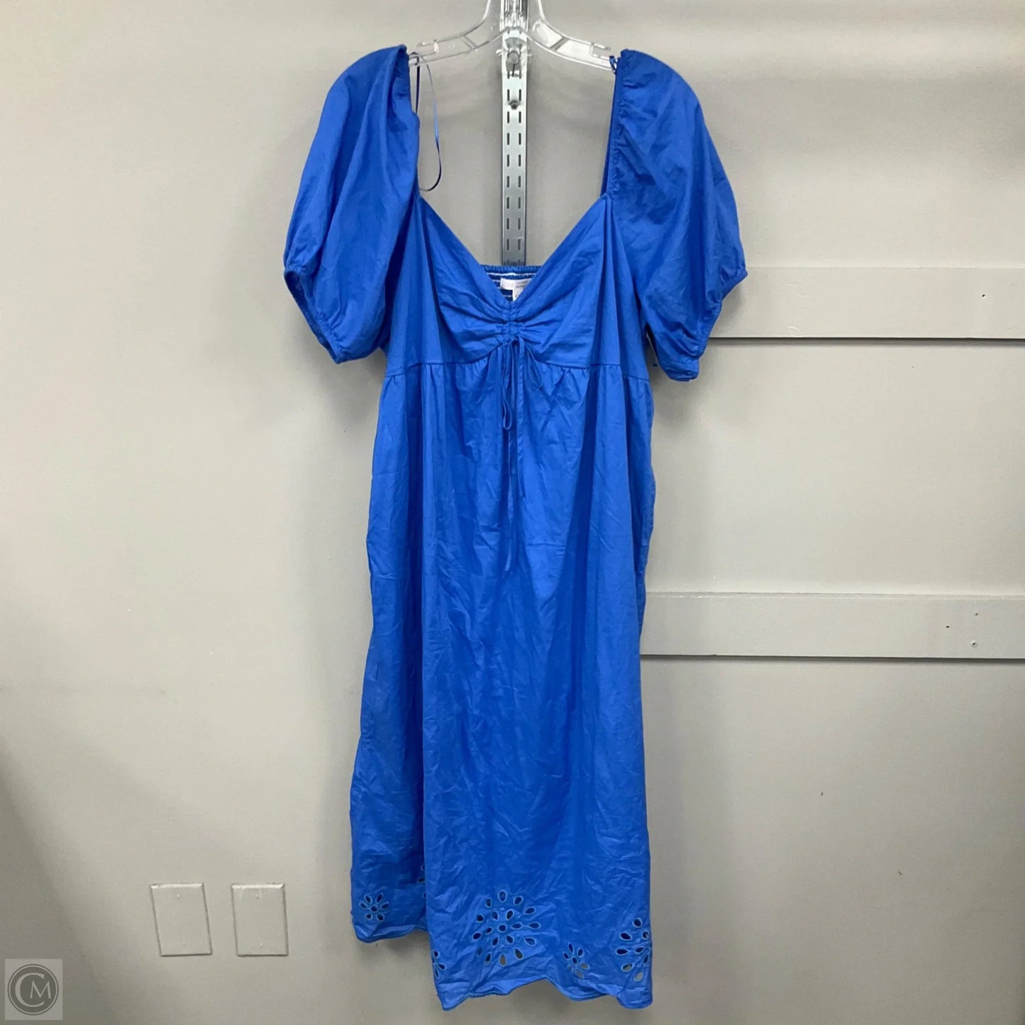 Dress Casual Midi By Lc Lauren Conrad In Blue, Size: Xxl