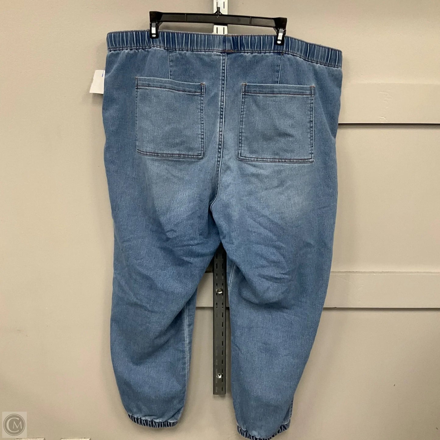 Jeans Straight By Cmf In Blue Denim, Size: Xxl