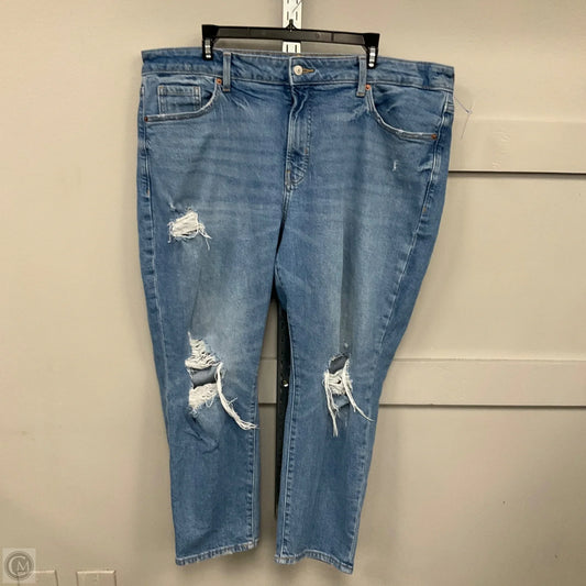 Jeans Straight By Old Navy In Blue Denim, Size: 18