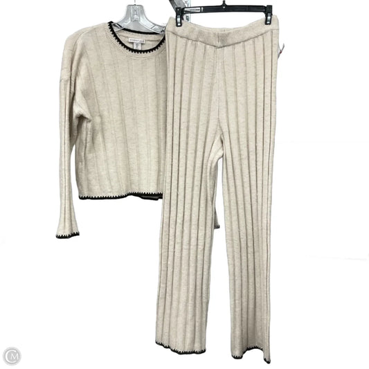 Pants Set 2pc By Sincerely Jules In Tan, Size: L