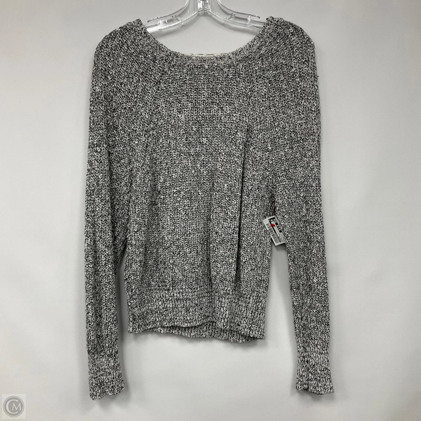 Sweater By Free People In Black & Grey, Size: M