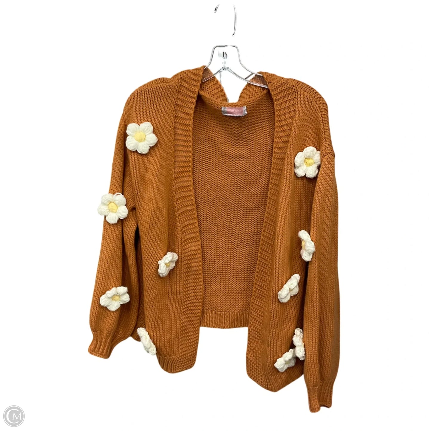 Cardigan By Clothes Mentor In Orange, Size: S