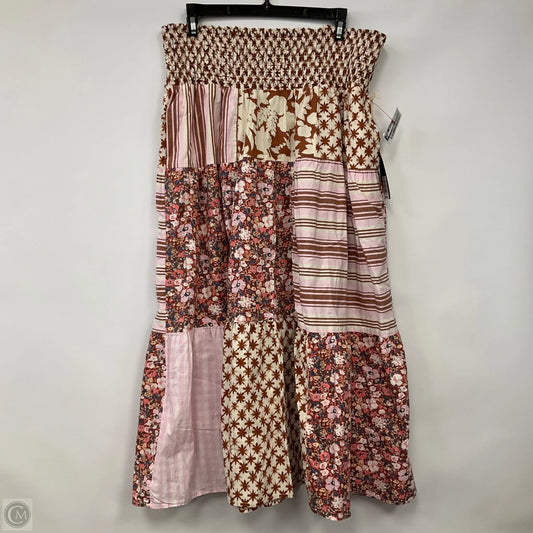 Skirt Midi By Universal Thread In Multi-colored, Size: Xl