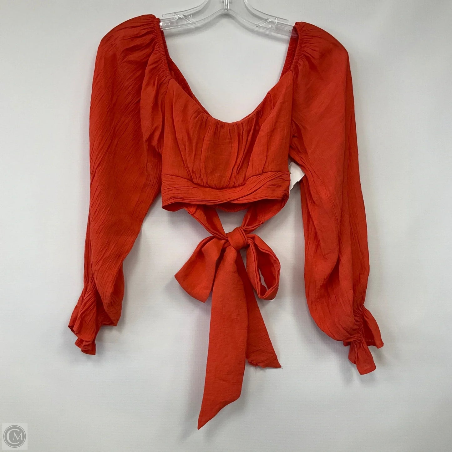 Top 3/4 Sleeve By Cmf In Orange, Size: M