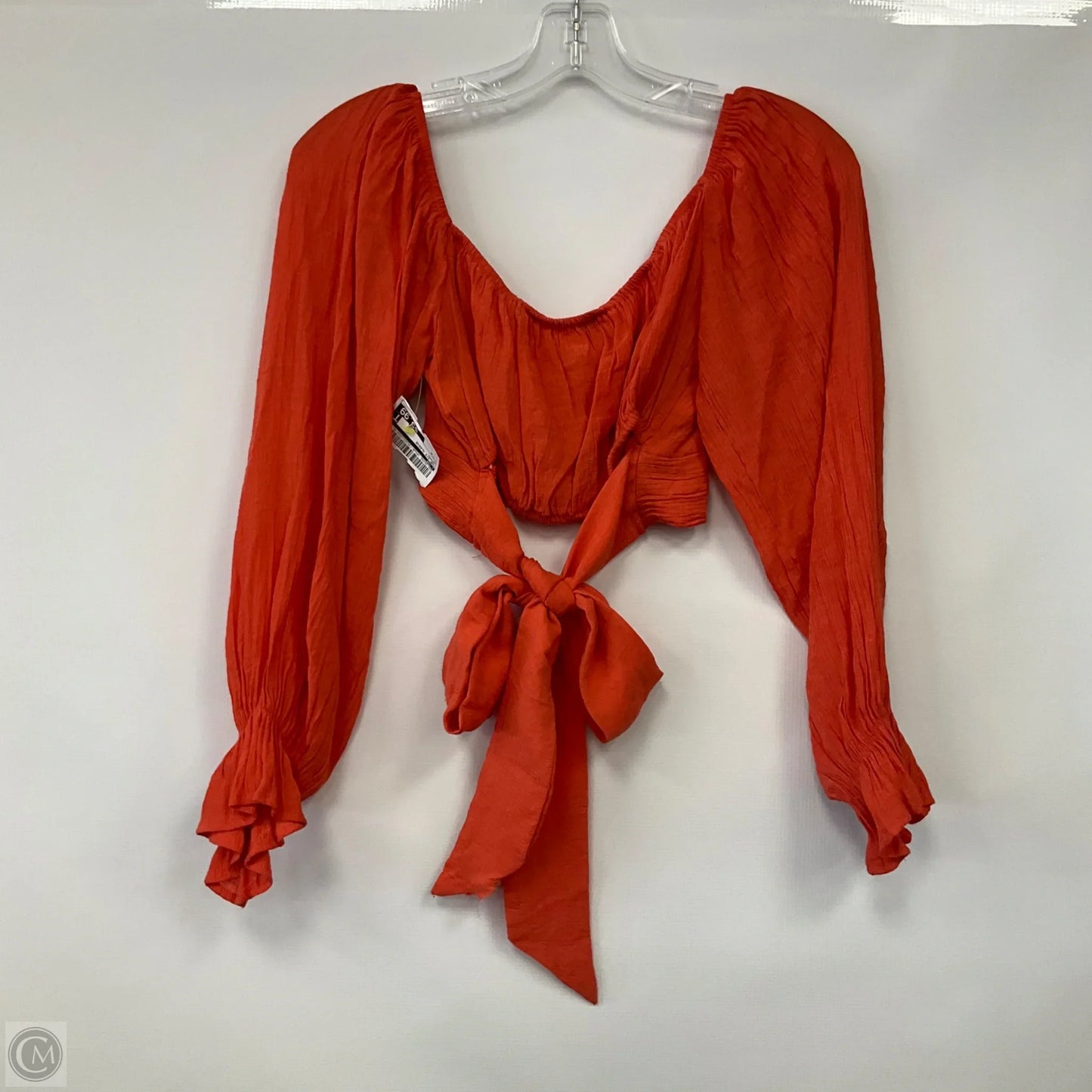 Top 3/4 Sleeve By Cmf In Orange, Size: M