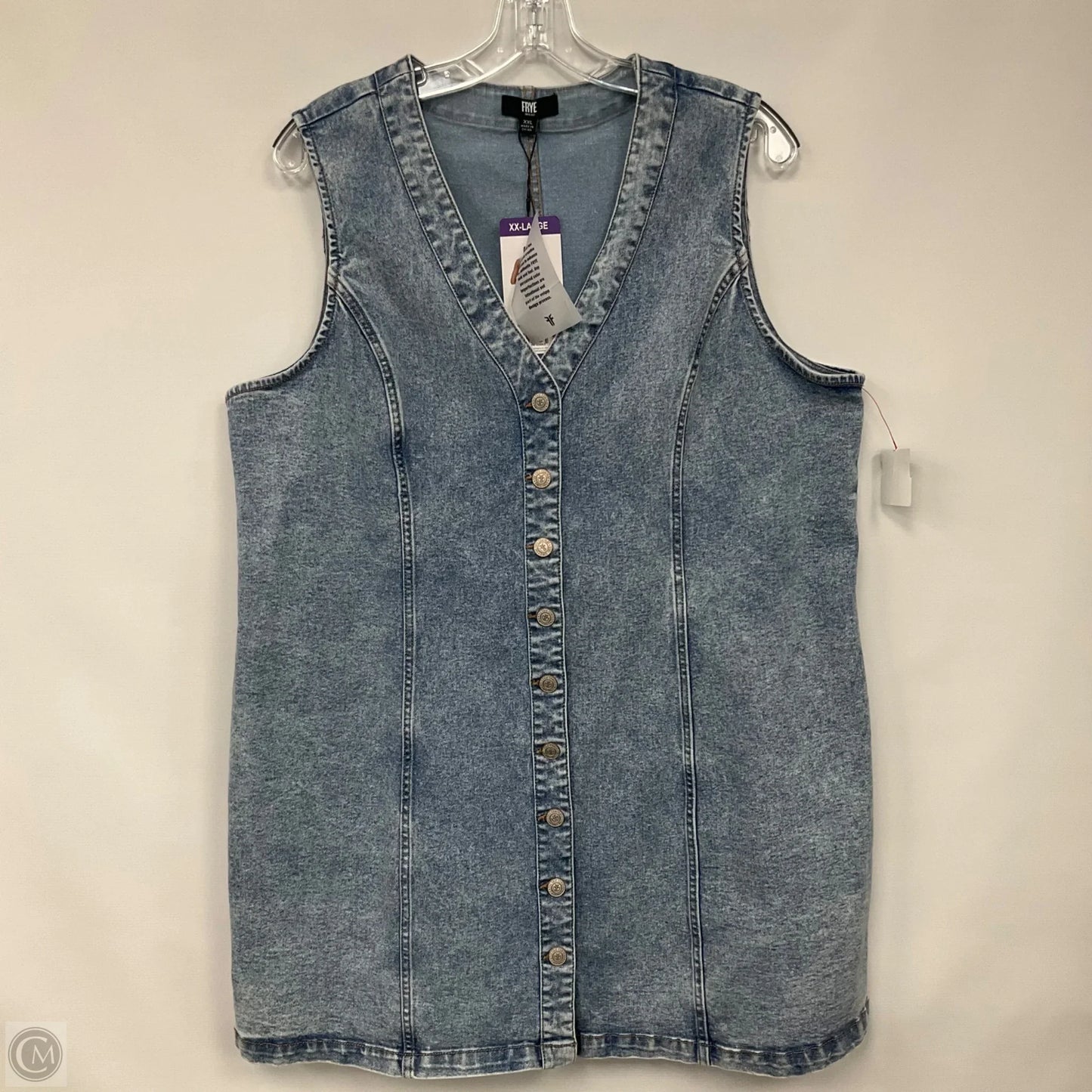 Dress Designer By Frye In Blue Denim, Size: Xxl