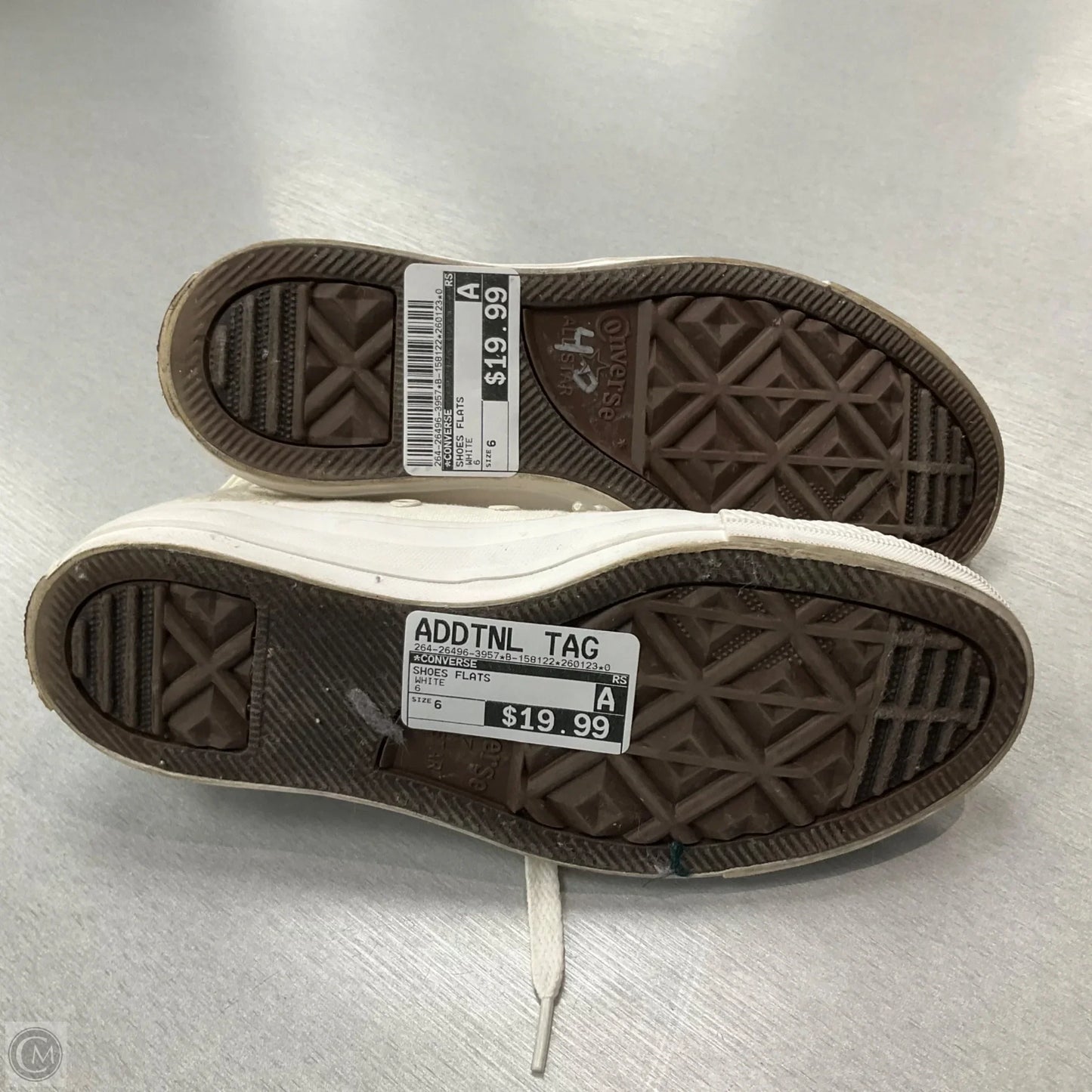 Shoes Flats By Converse In Cream, Size: 6