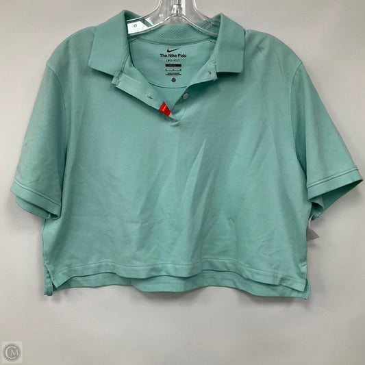 Top Short Sleeve By Nike Apparel In Blue, Size: M
