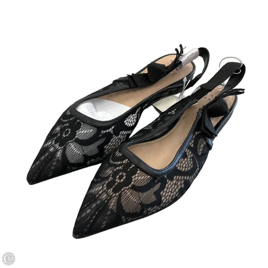Shoes Flats By A New Day In Black, Size: 6