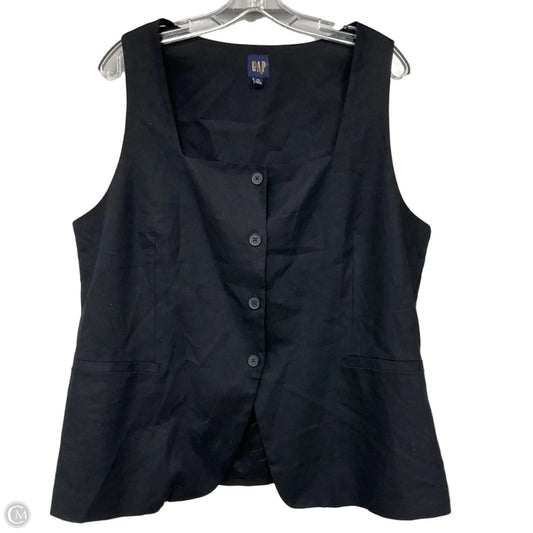 Top Sleeveless By Gap In Black, Size: Xl