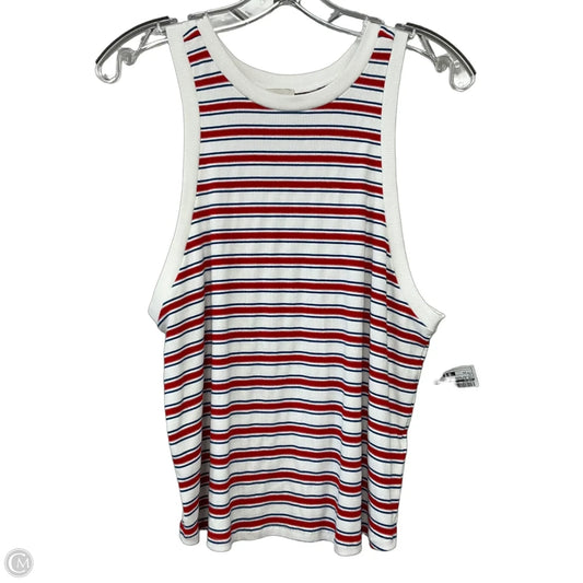 Top Sleeveless Basic By Maeve In Striped Pattern, Size: 1x