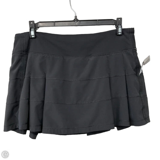 Athletic Skort By Lululemon In Black, Size: 8