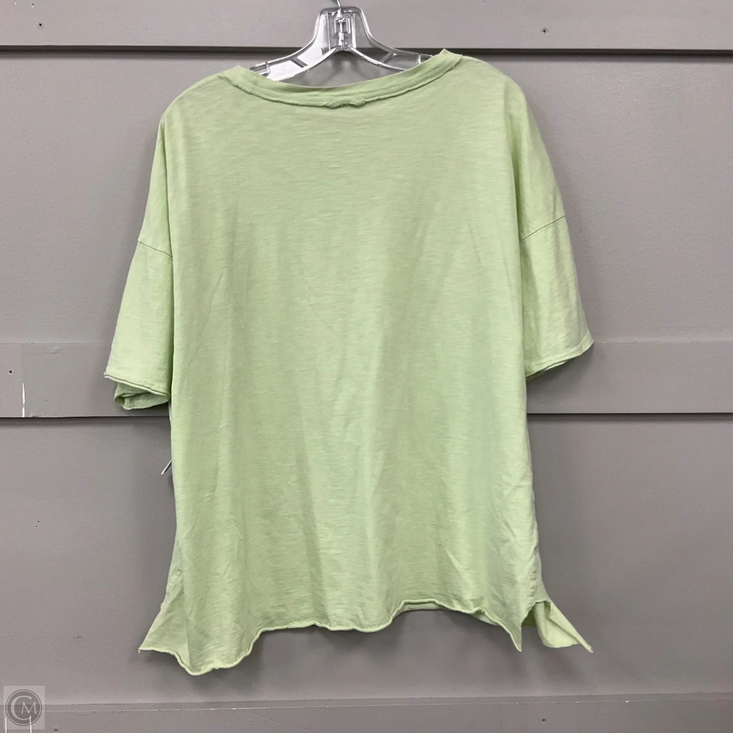 Top Short Sleeve Basic By Aerie In Green, Size: L