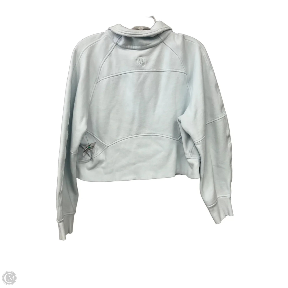 Athletic Sweatshirt Collar By Lululemon In Blue, Size: M