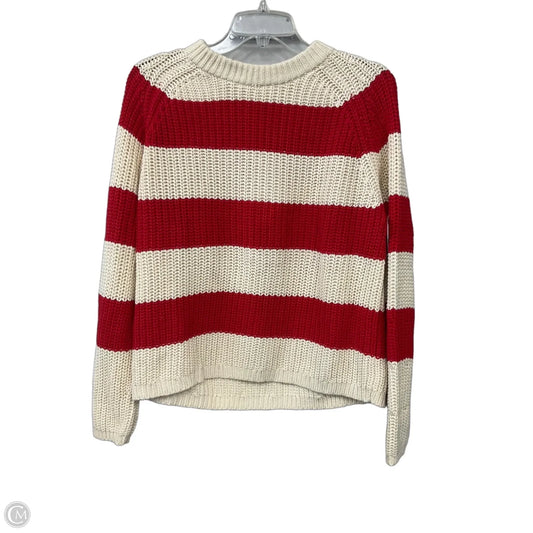 Sweater By Velvet By Graham & Spencer In Red & Tan, Size: Xs