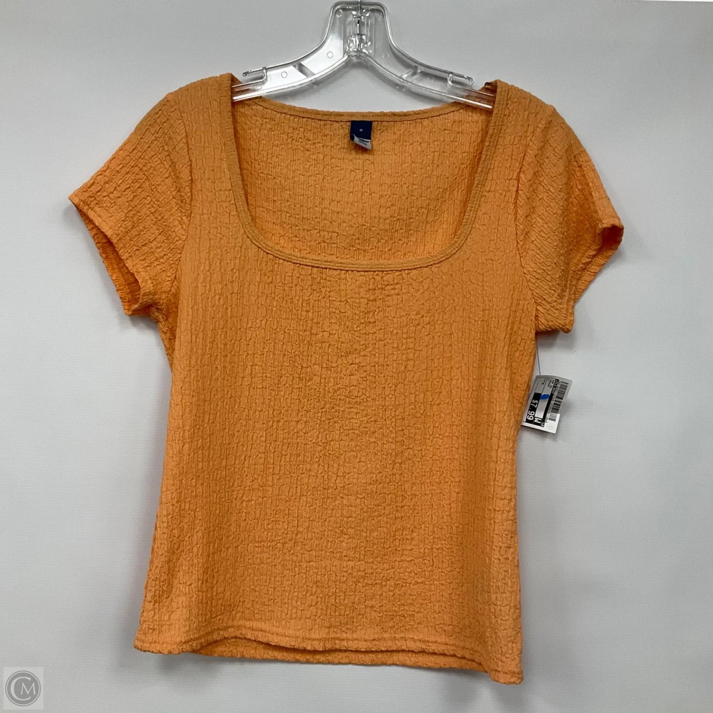 Top Short Sleeve By Old Navy In Orange, Size: M