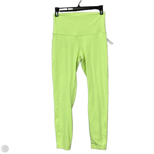 Athletic Leggings By Lululemon In Green, Size: 6