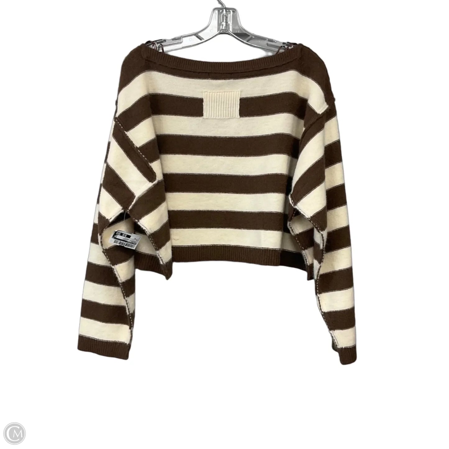 Sweater By Blu Pepper In Striped Pattern, Size: Xl
