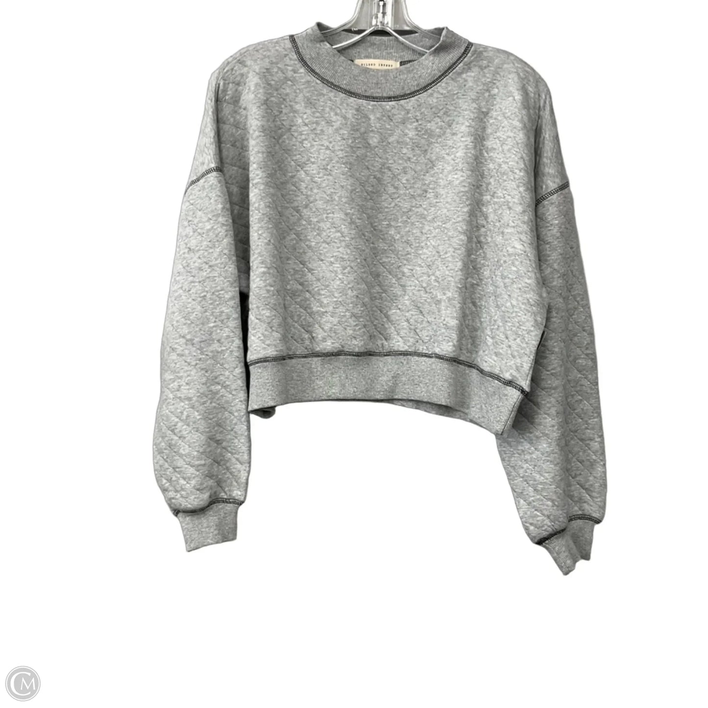 Sweatshirt Crewneck By Gilded Intent In Grey, Size: S