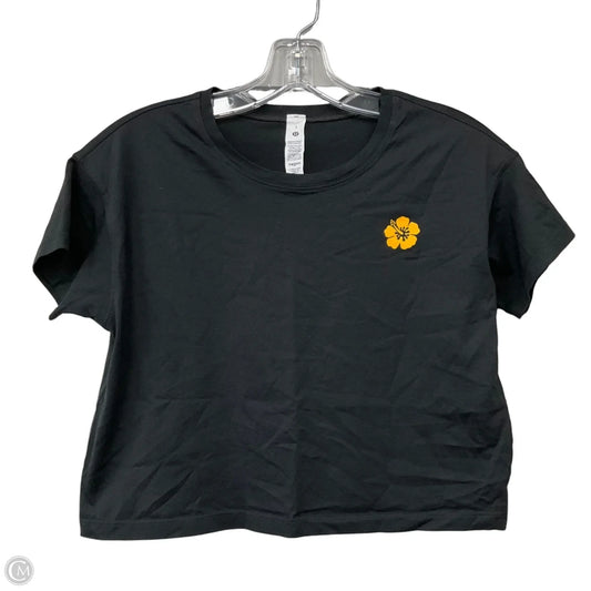 Top Short Sleeve Basic By Lululemon In Black, Size: 2