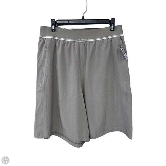 Athletic Shorts By Lululemon In Brown, Size: L