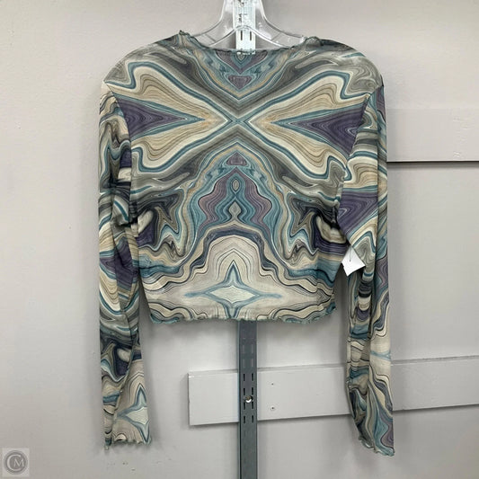 Top Long Sleeve Basic By Shein In Green, Size: 1x