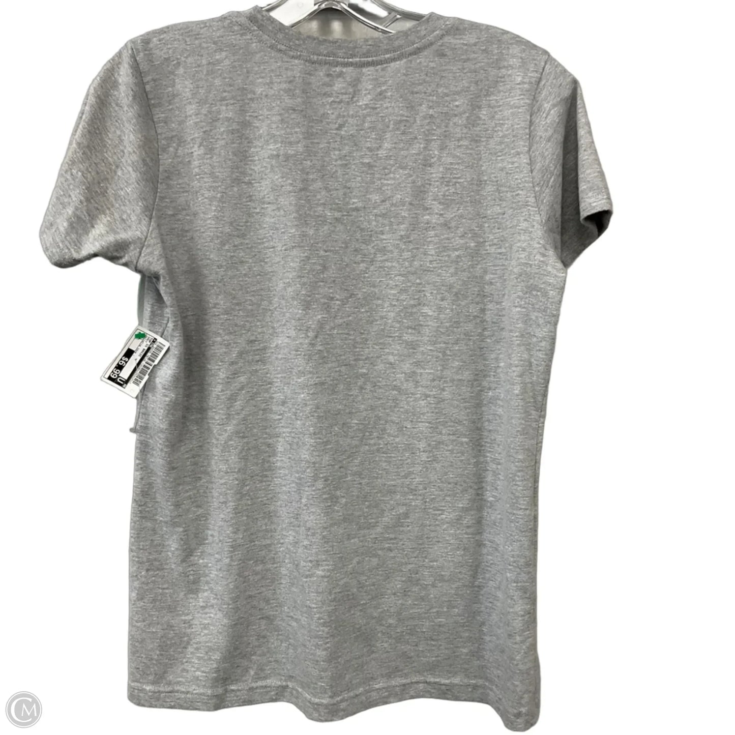 Top Short Sleeve Basic By Cme In Grey, Size: L