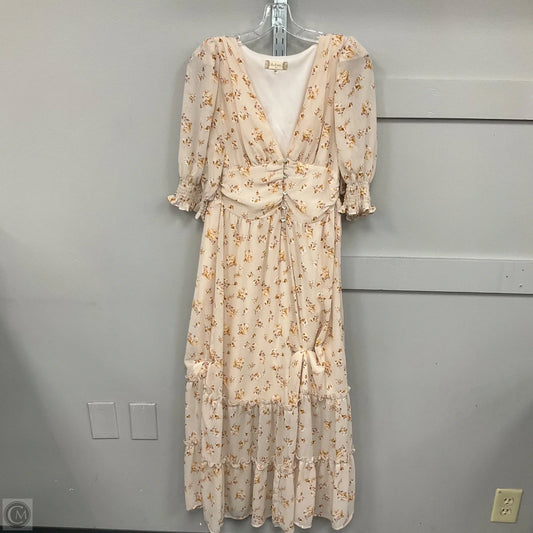 Dress Casual Maxi By Altard State In Cream, Size: M
