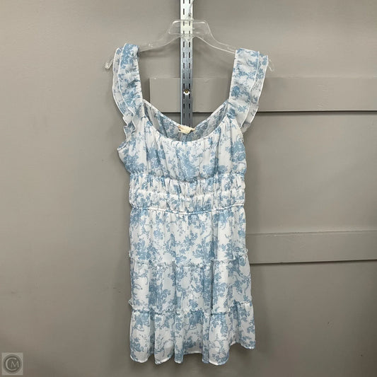 Dress Casual Short By Altard State In Blue & White, Size: Xl