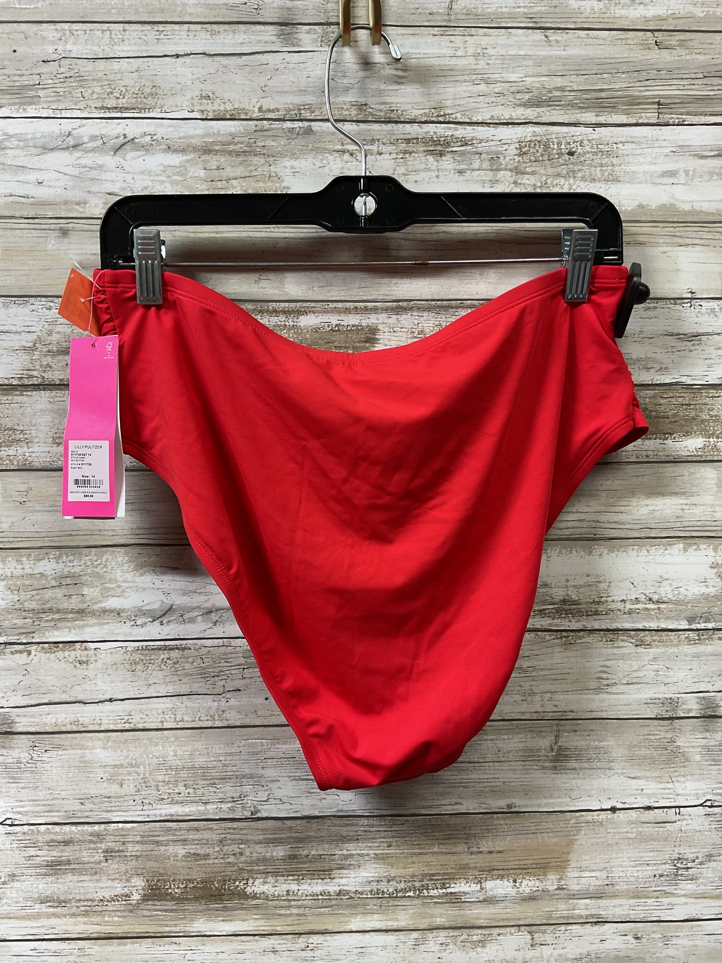 Swimsuit Designer By Lilly Pulitzer In Red, Size:14