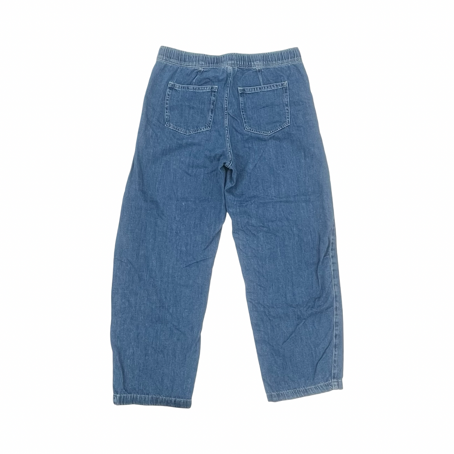 Jeans Wide Leg By Gap In Blue Denim, Size:L