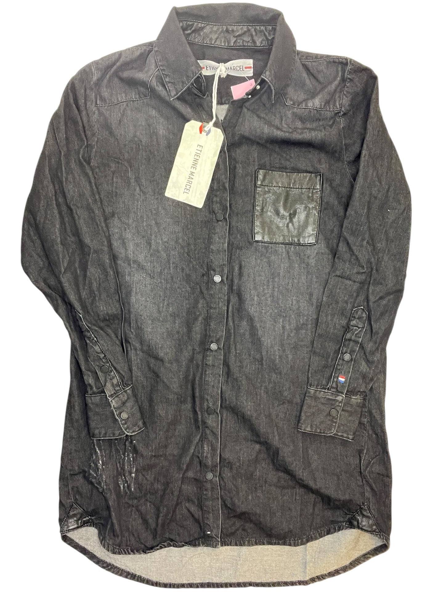 Dress Casual Short By Cma In Black Denim, Size:S