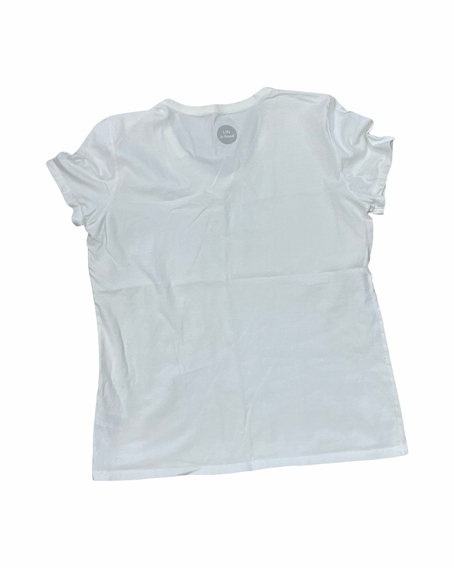 Top Ss By Life Is Good In White, Size:L