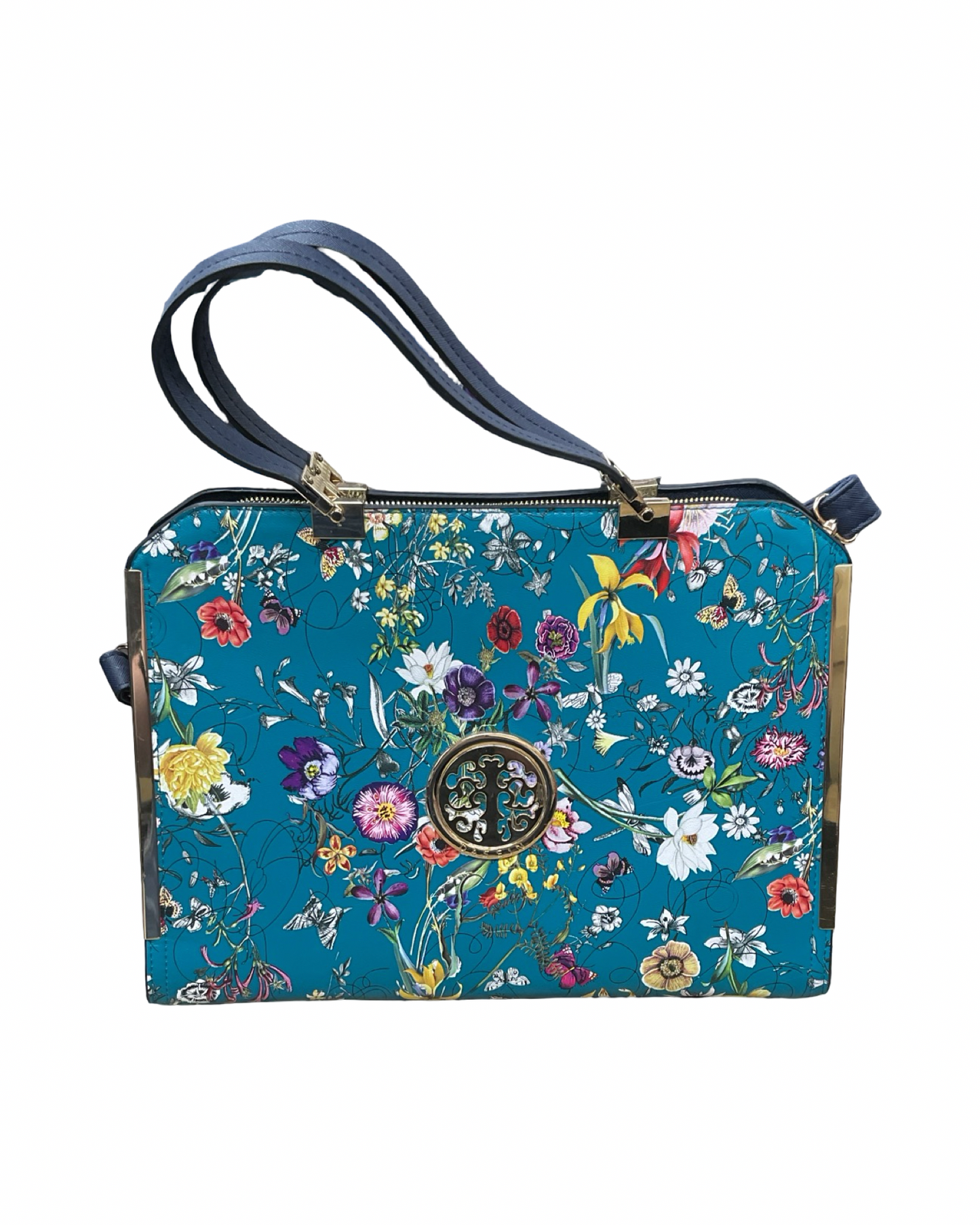 Handbag By Clothes Mentor In Teal, Size:Large