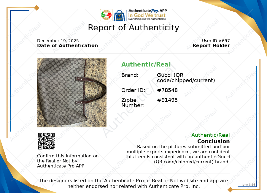 Tote Luxury Designer By Gucci, Size: Large