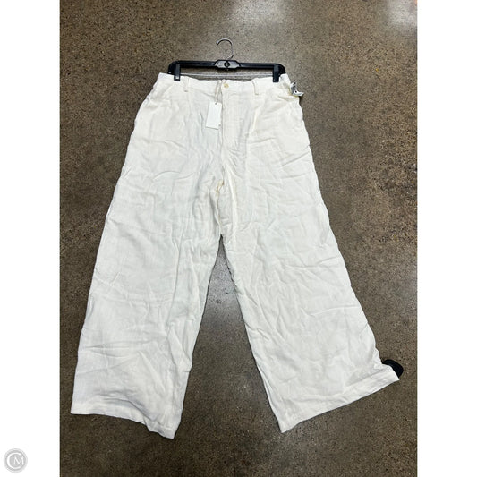Pants Wide Leg By Z Supply In Cream, Size: L