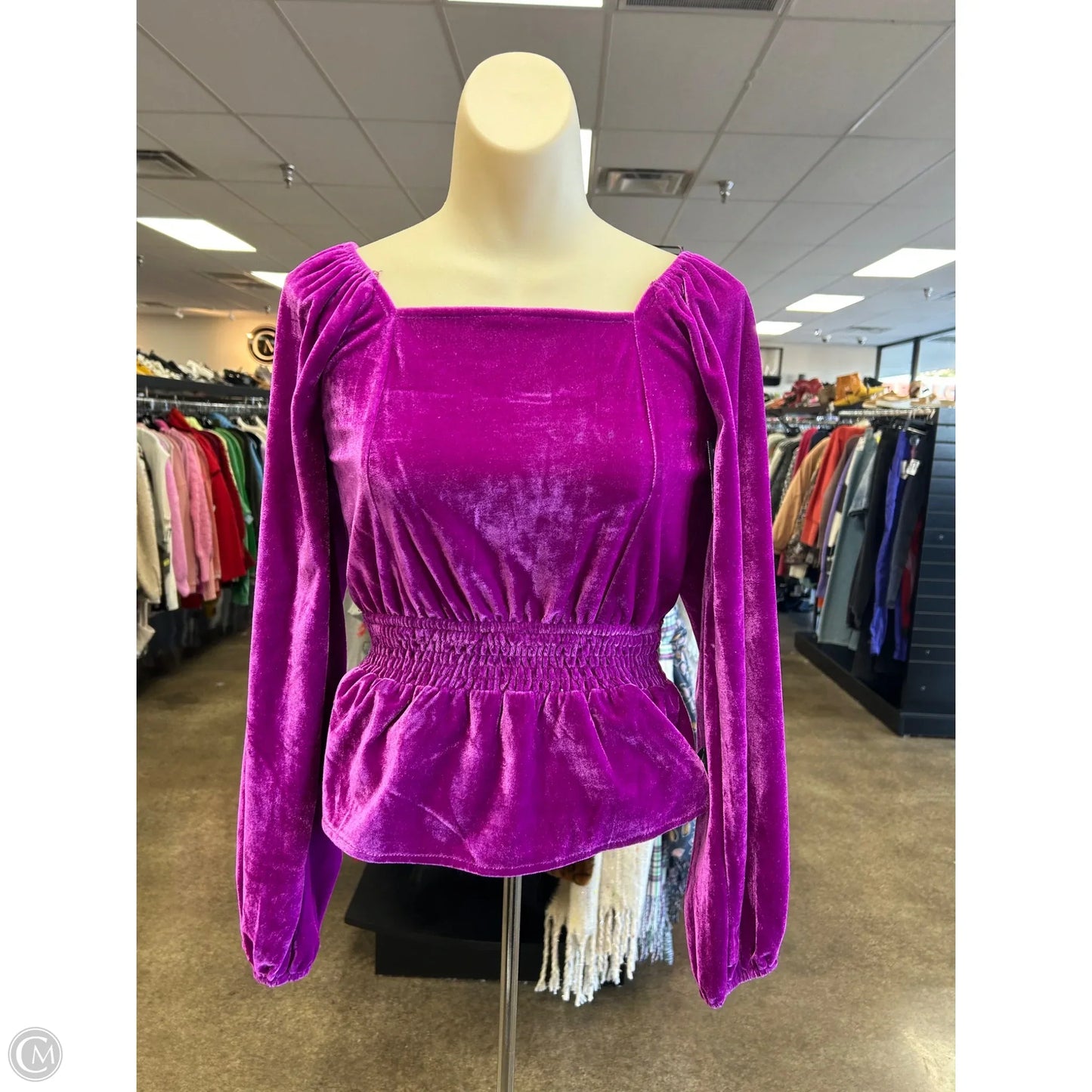 Top Long Sleeve By Clothes Mentor In Purple, Size: Xs