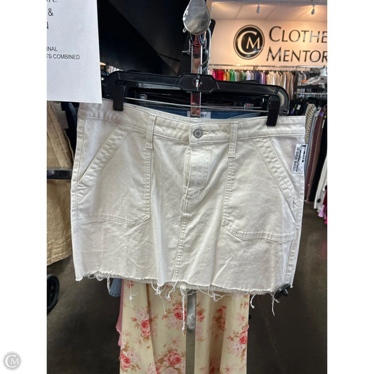 Skirt Mini & Short By Lucky Brand In Cream, Size: 12