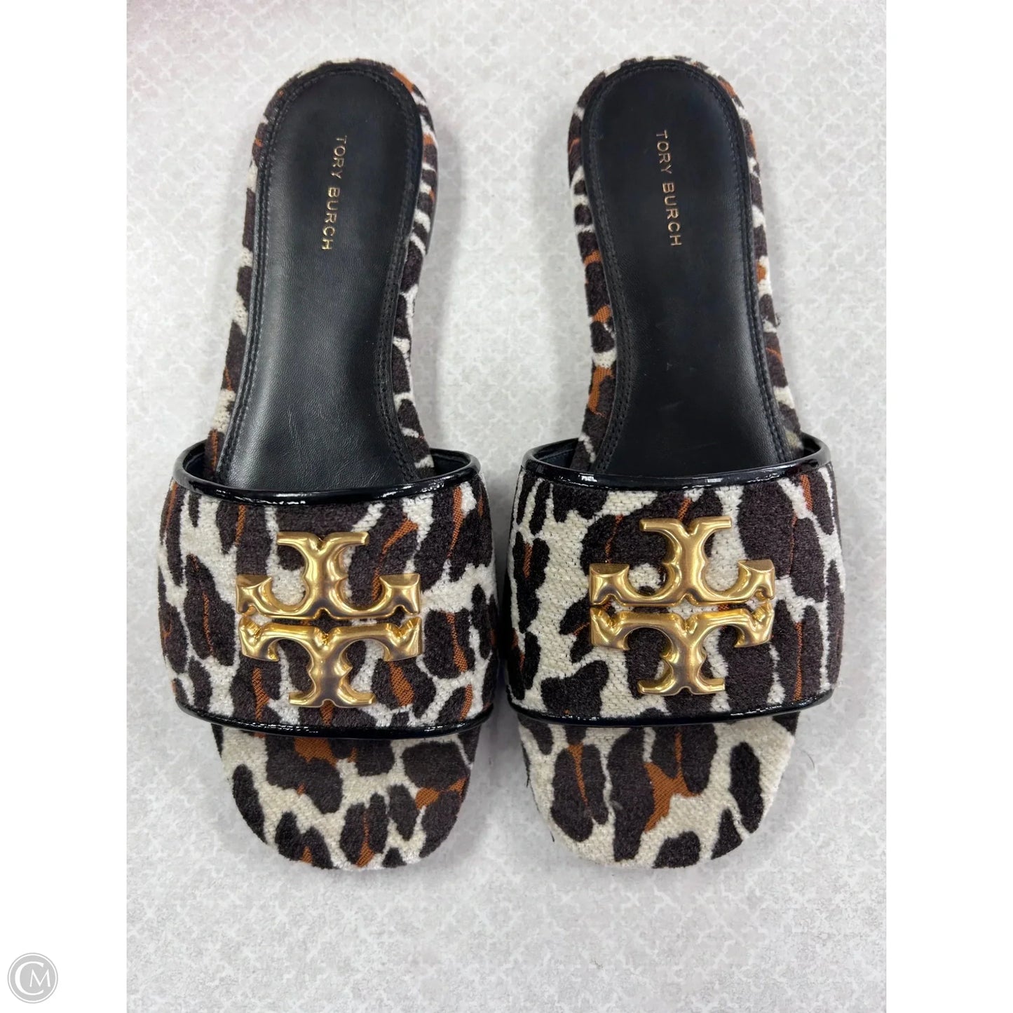 Sandals Designer By Tory Burch In Animal Print, Size: 8.5