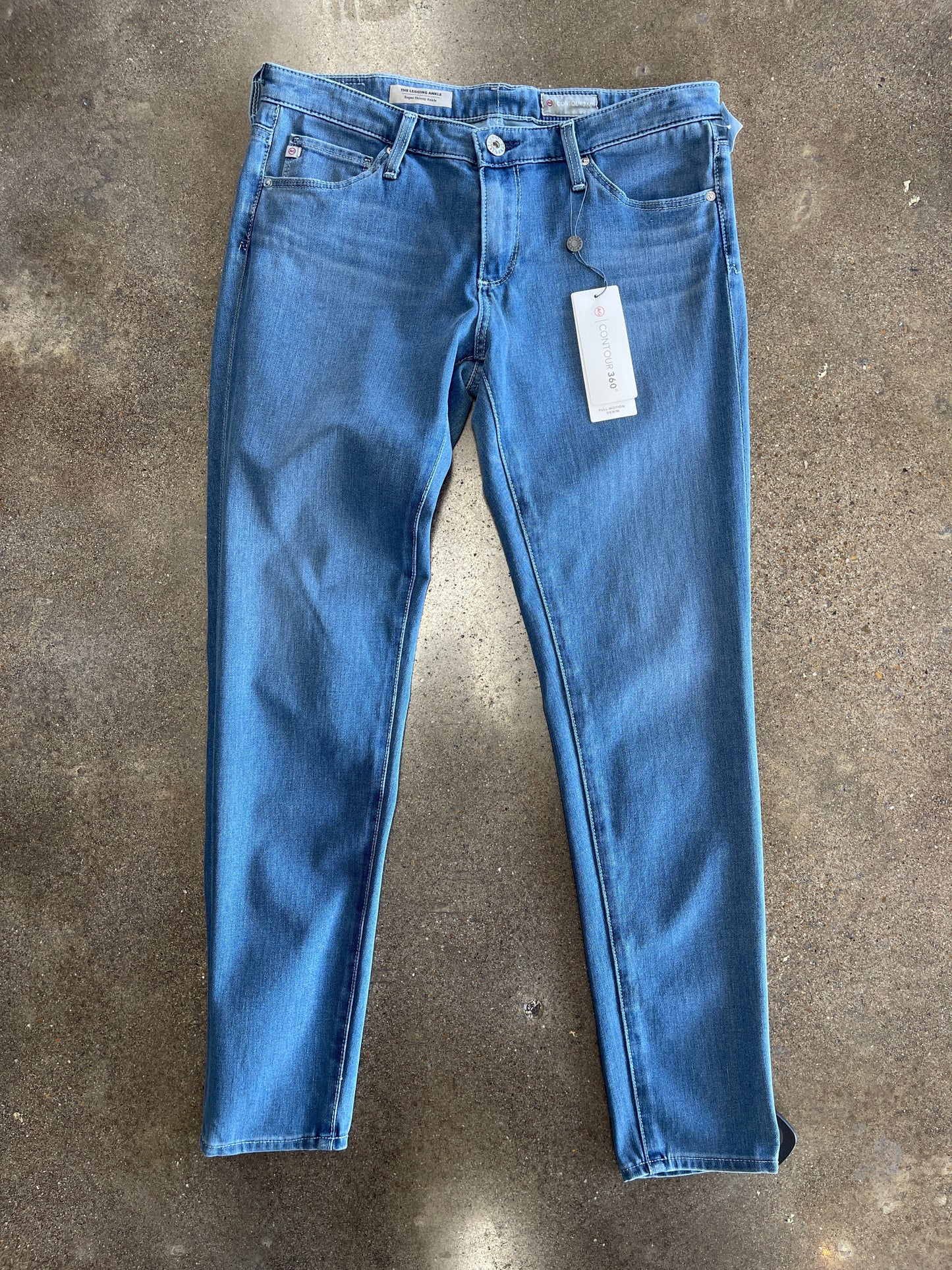 Jeans Skinny By Adriano Goldschmied In Denim, Size: 6