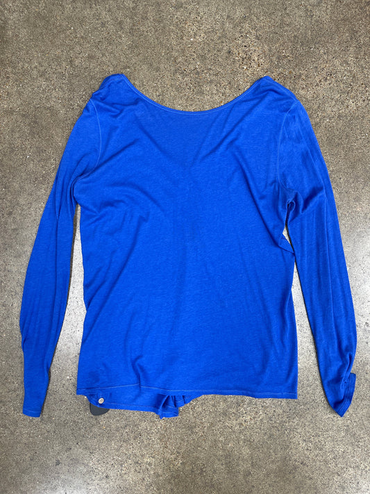 Blue Athletic Top Long Sleeve Crewneck Lululemon, Size 8