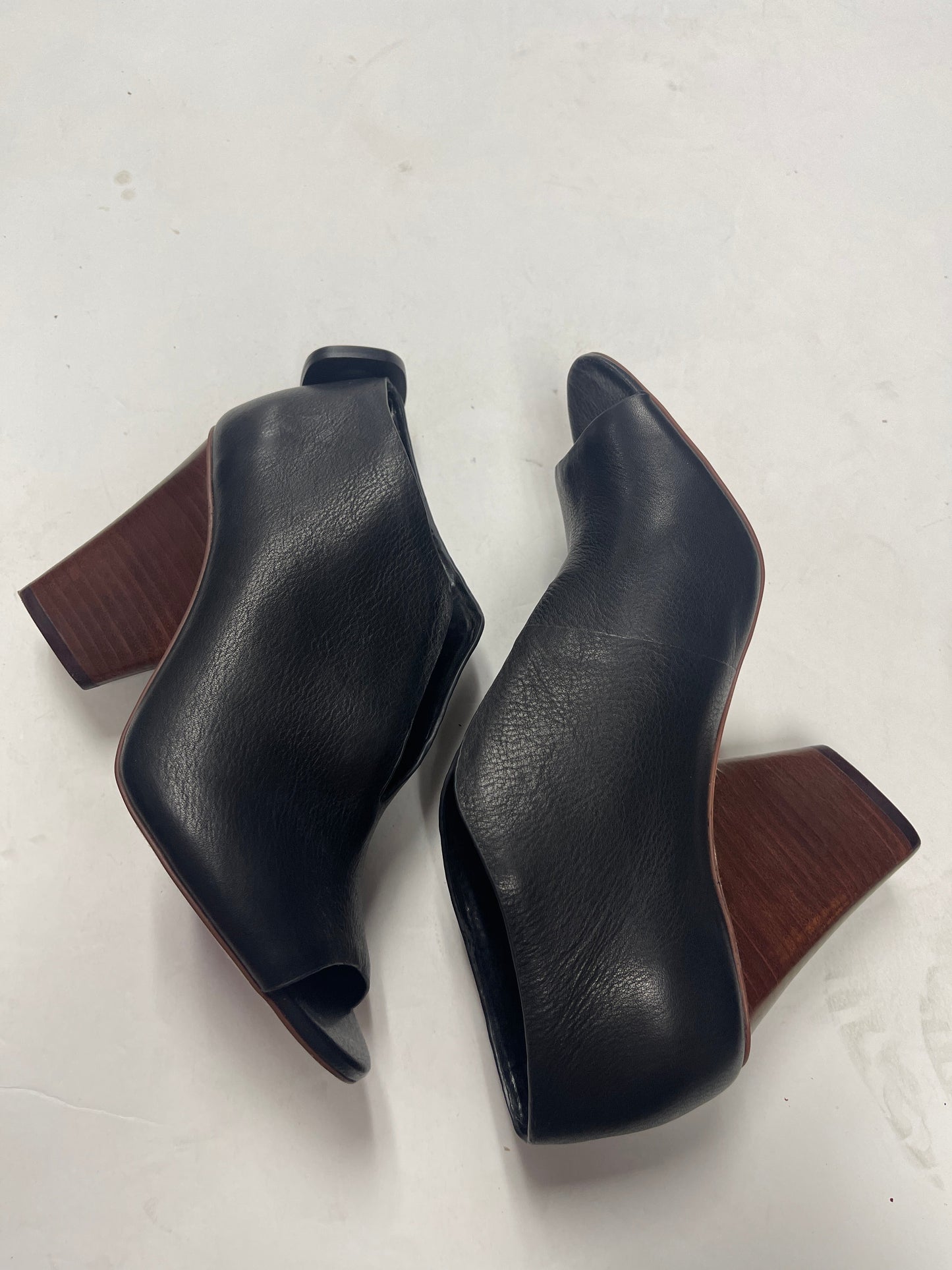 Black Boots Ankle Heels Vince Camuto, Size 7.5