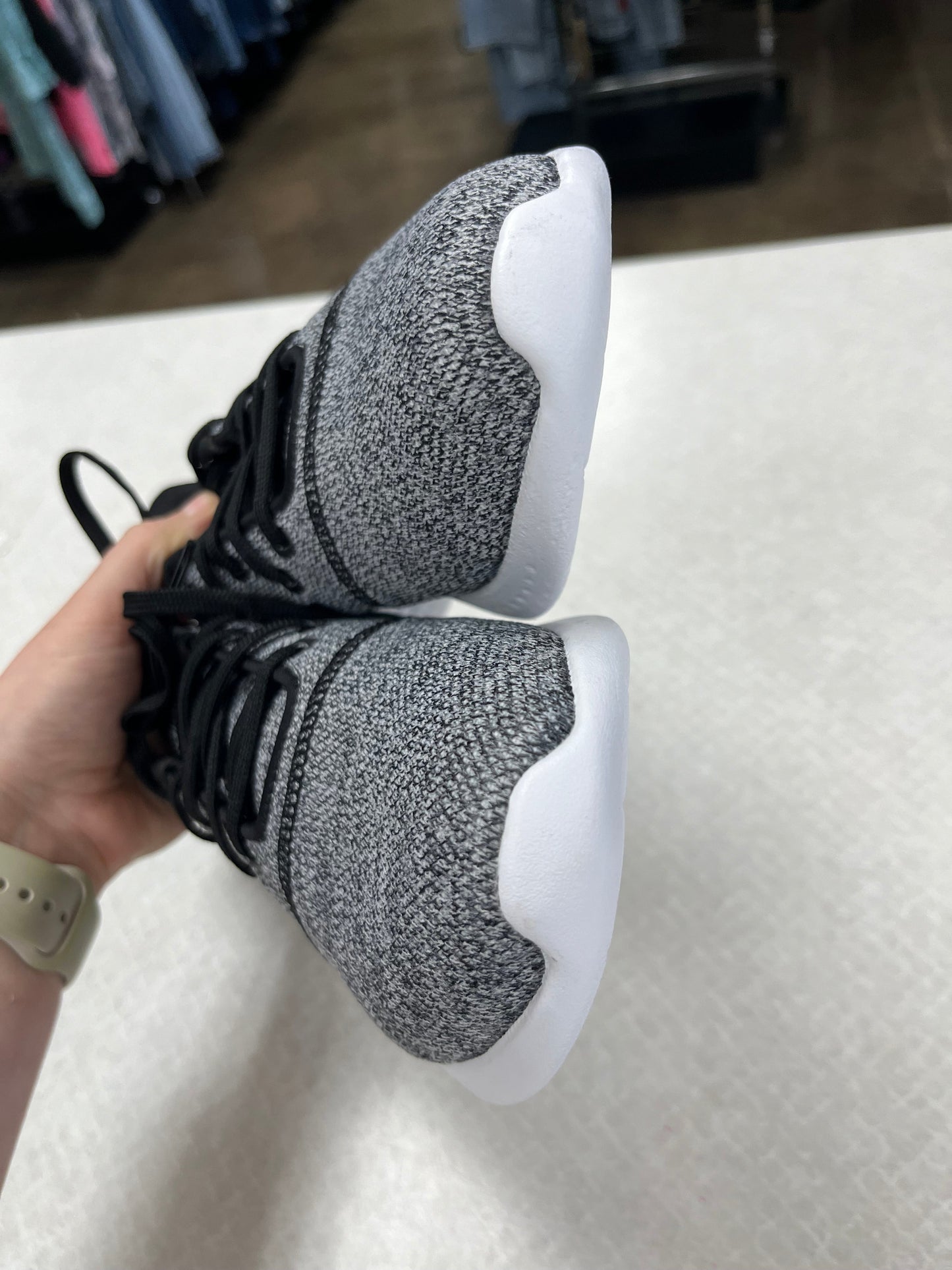 Grey Shoes Athletic Adidas, Size 10