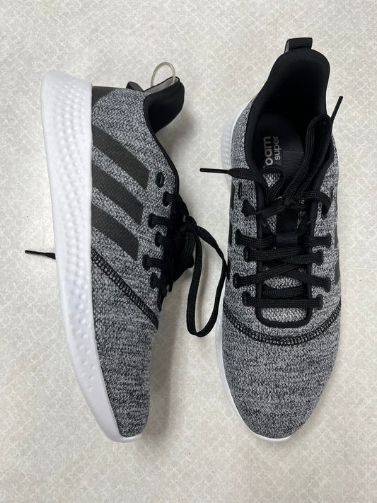 Grey Shoes Athletic Adidas, Size 10