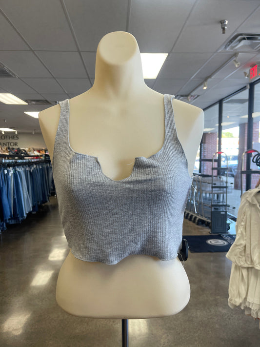 Tank Top By Free People In Grey, Size: S